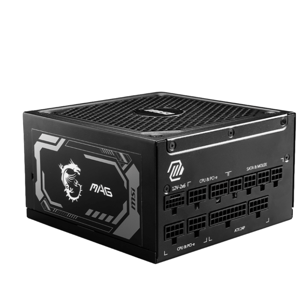 MSI MAG A1000GL 1000W 80+ Gold GEN 5.1 ATX 3.1 135mm Fanlı PSU