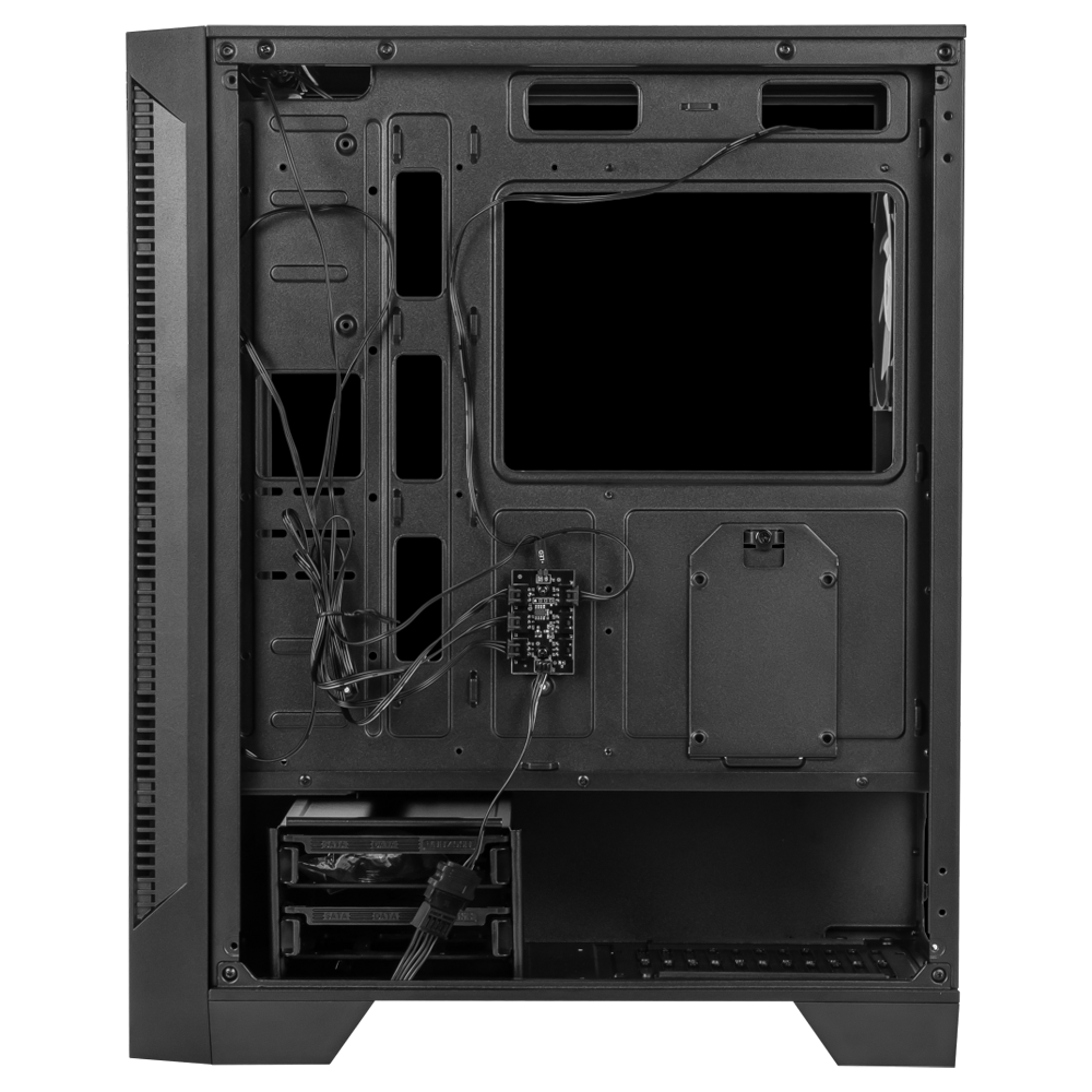 MSI MAG FORGE 121A B75 PCIE5 II 750W 80+ Bronze Tempered Glass RGB Siyah ATX Bilgisayar Kasası