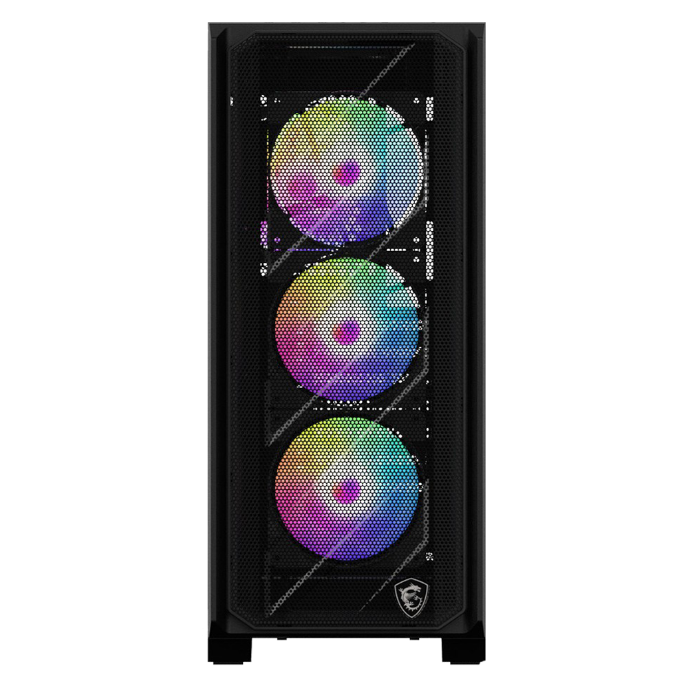 MSI MAG FORGE 140A B65 650W 80+ Bronze Tempered Glass Auto RGB Siyah ATX Bilgisayar Kasası