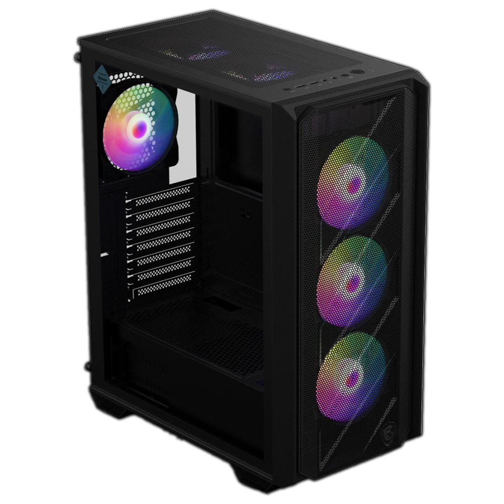 MSI MAG FORGE 140A B65 650W 80+ Bronze Tempered Glass Auto RGB Siyah ATX Bilgisayar Kasası