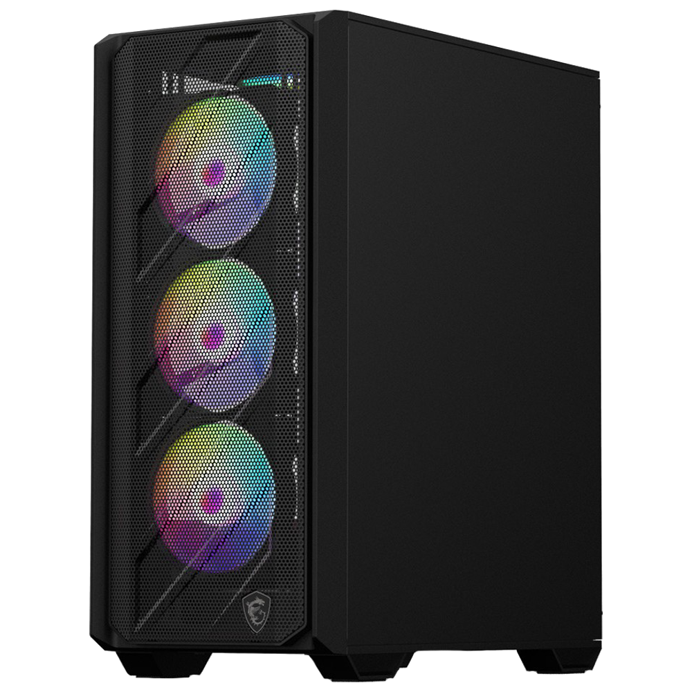 MSI MAG FORGE 140A B65 650W 80+ Bronze Tempered Glass Auto RGB Siyah ATX Bilgisayar Kasası