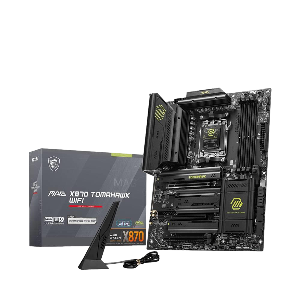 MSI MAG X870 TOMAHAWK WIFI 8400MHz(OC) DDR5 Soket AM5 M.2 HDMI DP ATX Anakart