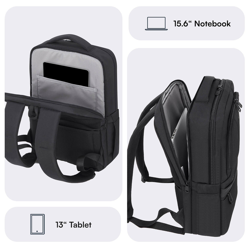 MACK Office Pro-4 Eco 16" Siyah Notebook Sırt Çantası
