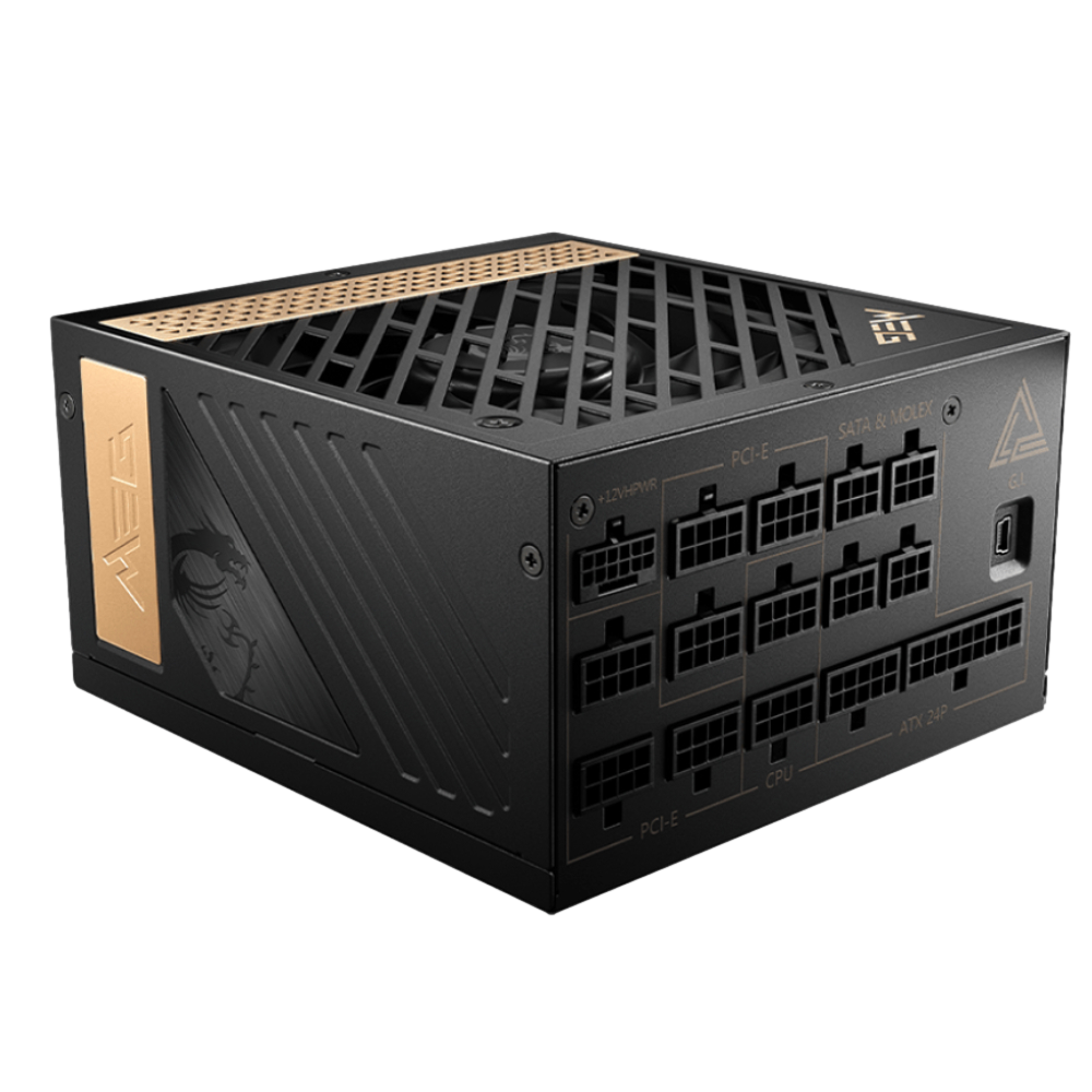 MSI MEG Ai1300P 1300W 80+ Platinium GEN 5.1 ATX 3.1 Full Modüler 120mm Fanlı PSU