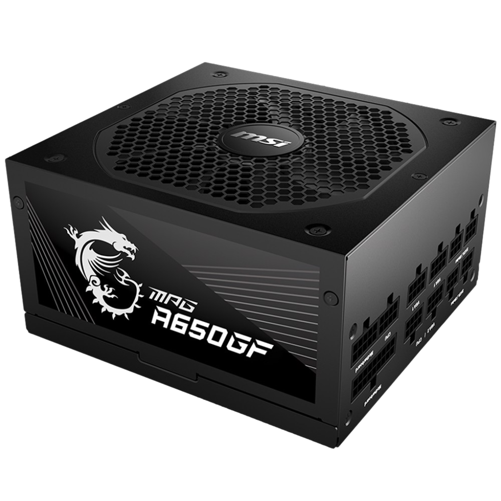 MSI MPG A650GF 650W 80+ Gold Full Modüler 140mm Fanlı PSU görsel 1