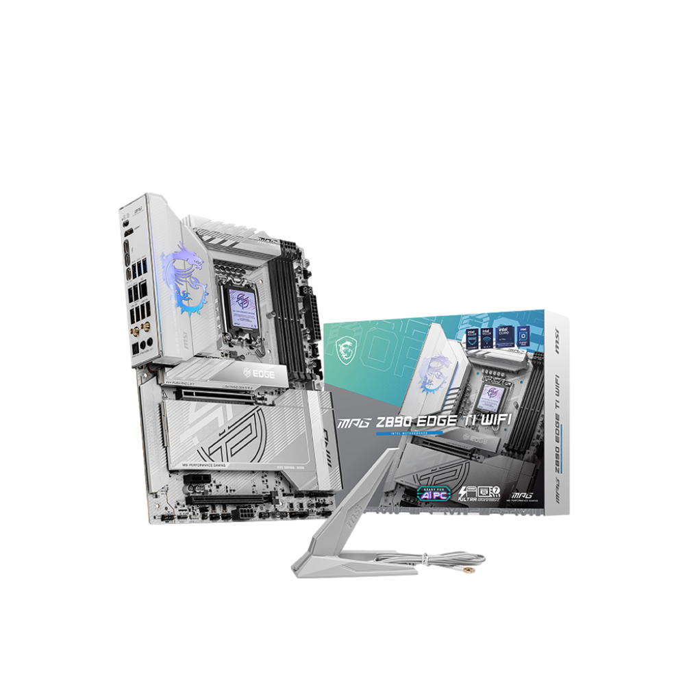 MSI MPG Z890 EDGE TI WIFI 9200MHz OC DDR5 Soket 1851 M.2 HDMI Thunderbolt 4 ATX Anakart