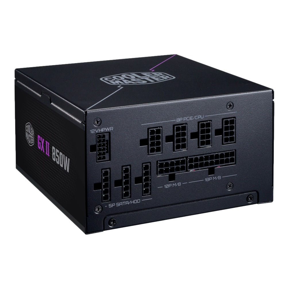 Cooler Master GX II Gold 850 850W 80+ GOLD Full Modüler PCIE GEN 5.0 ATX 3.0 120mm Fanlı PSU görsel 1