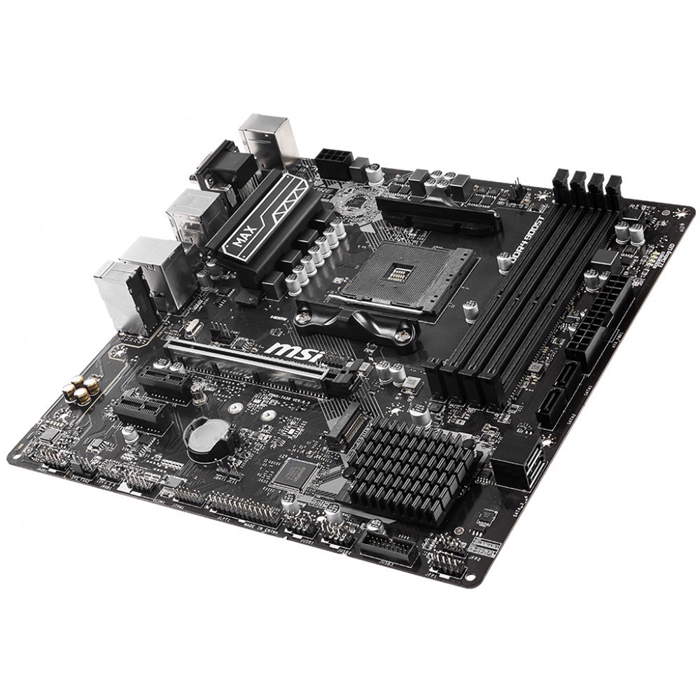 MSI B450M PRO-VDH MAX 3866MHz(OC) DDR4 Soket AM4 M.2 HDMI DVI VGA mATX Anakart