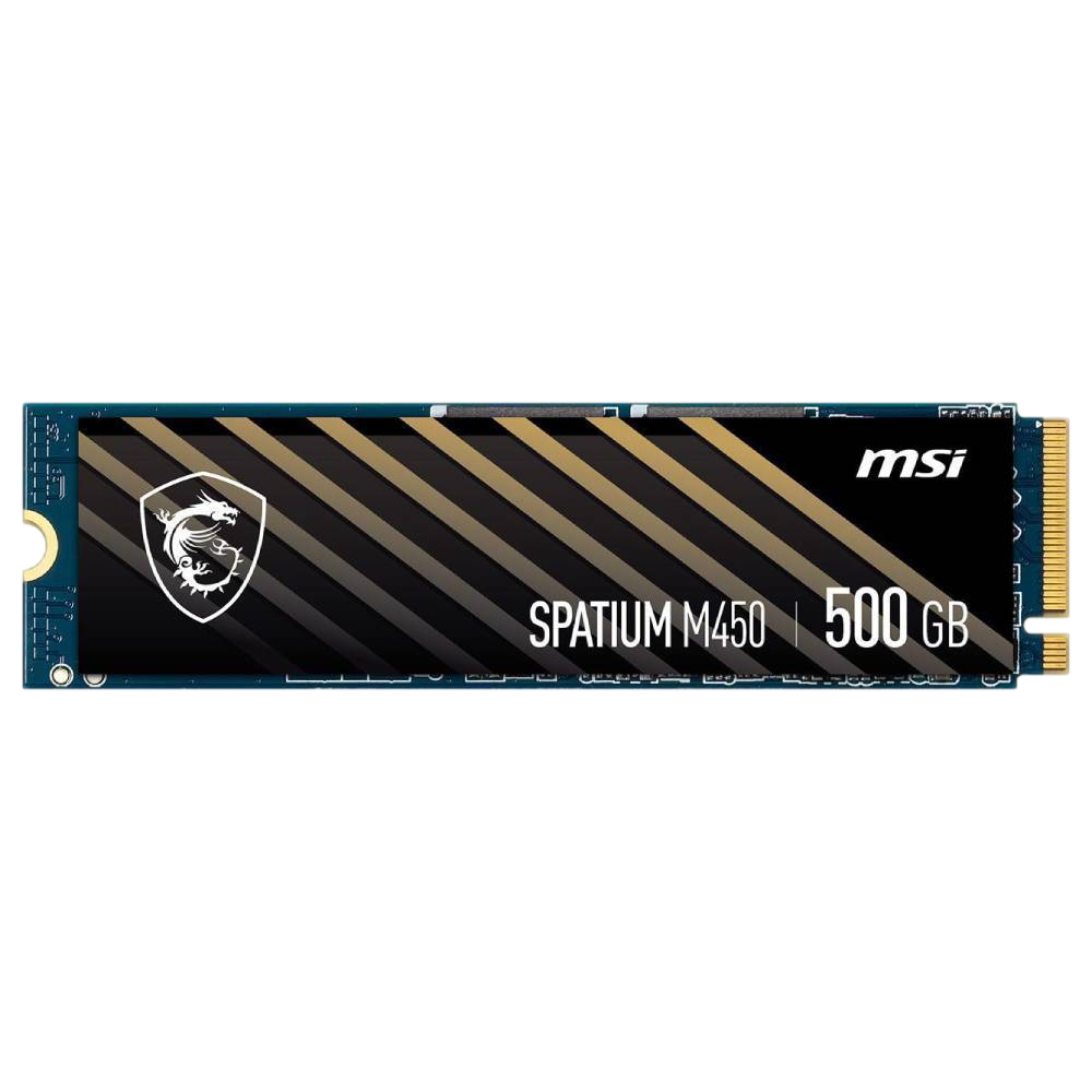 MSI 500GB SPATIUM M450 Gen4 M.2 2280 Kutusuz SSD 3600MB Okuma / 2300MB Yazma görsel 1