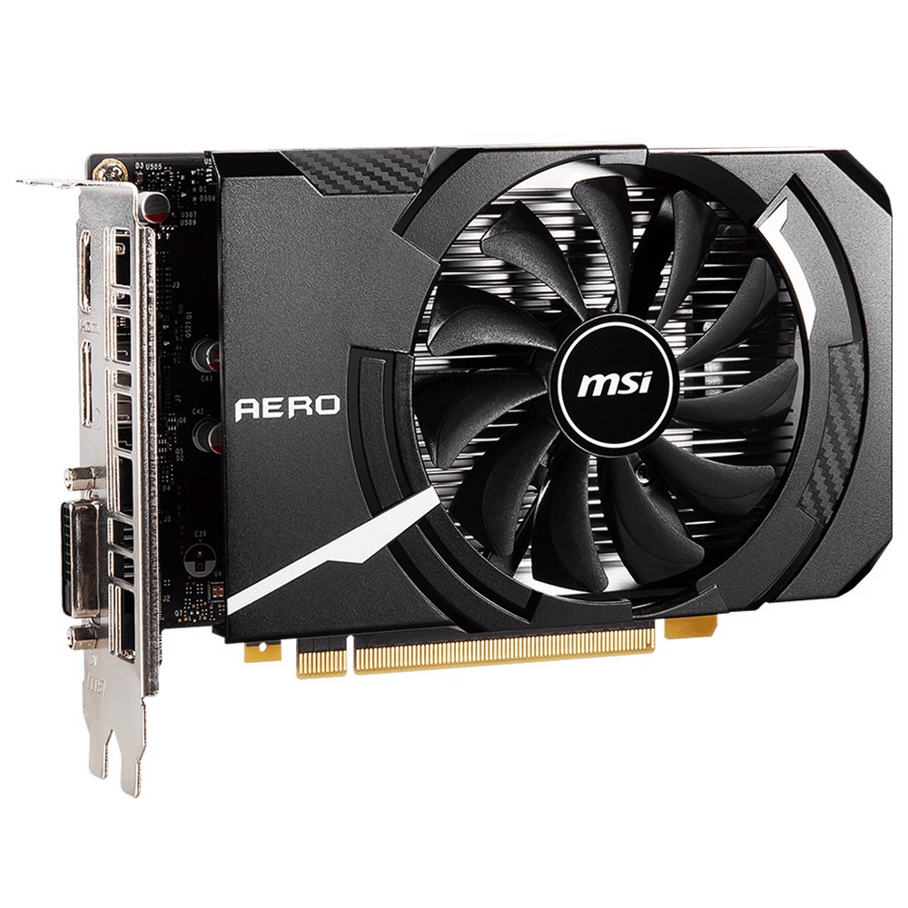 MSI GeForce GTX 1650 D6 AERO ITX OC 4GB GDDR6 128 Bit Ekran Karti