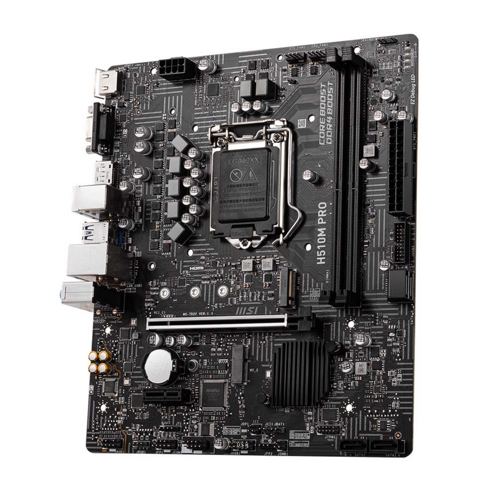 MSI H510M PRO 3200MHz(OC) DDR4 Soket 1200 M.2 HDMI mATX Anakart