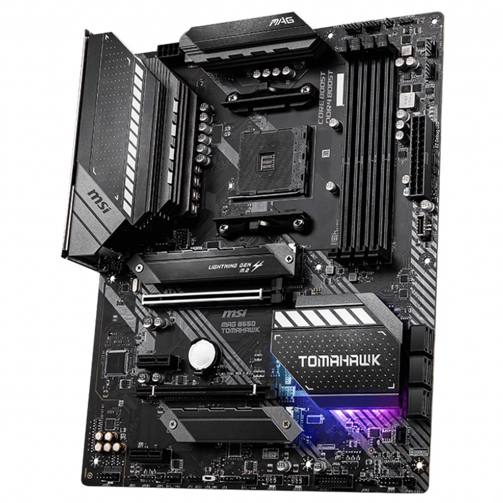 MSI MAG B550 TOMAHAWK 4866MHz(OC) DDR4 Soket AM4 M.2 HDMI DP ATX Anakart