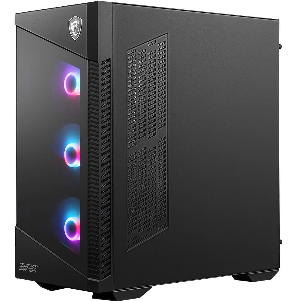 MSI MPG VELOX 100R A-RGB USB-C 2xUSB 3.2 Tempered Glass Siyah ATX Mid Tower Kasa