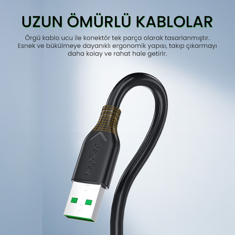 VegGieg USB B Printer Tarayıcı Yazıcı Data Kablosu 1.5 Metre