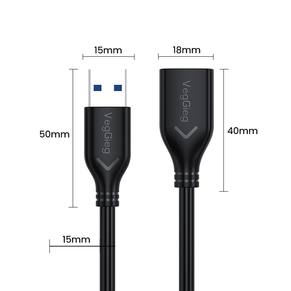 VegGieg USB 3.0 Uzatma Kablosu  50CM