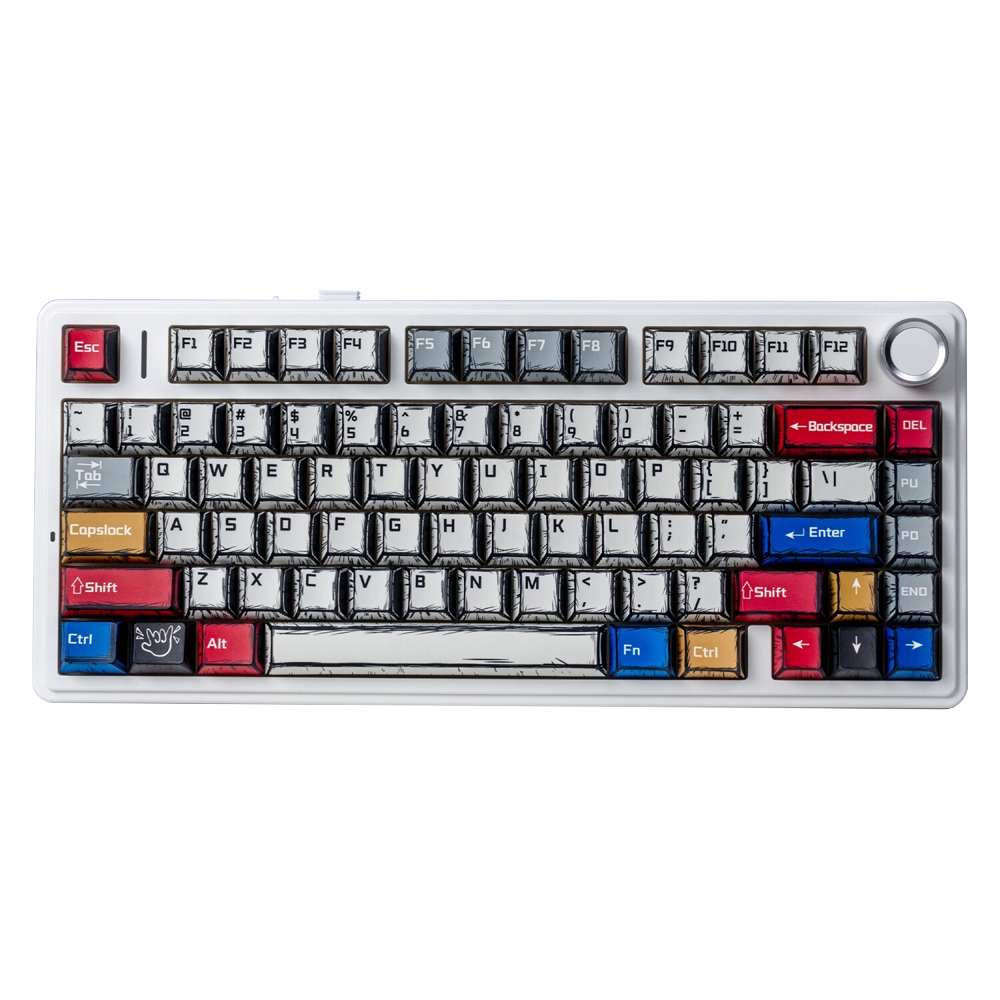 Aula F75 RGB Hot Swap Mekanik TKL Reaper Switch Comic Kablosuz Gaming Klavye