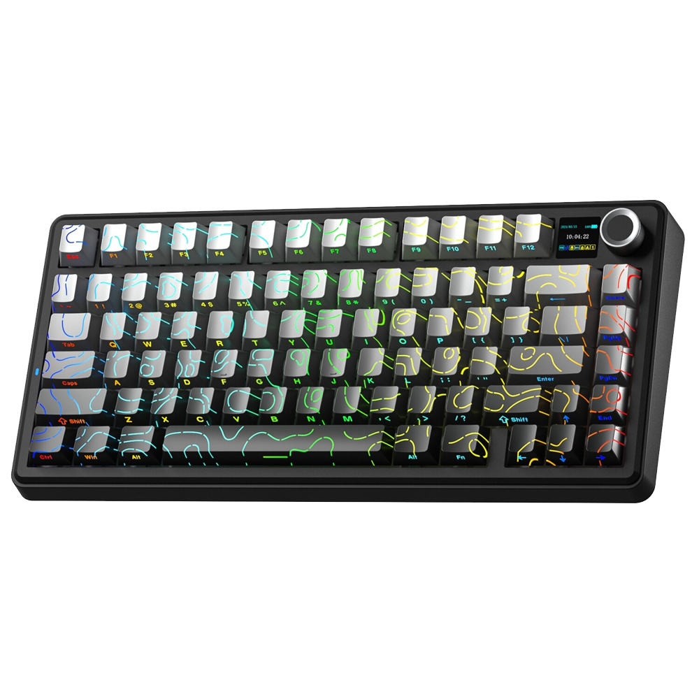 Aula F75 Max RGB Hot Swap Mekanik TKL Reaper Switch Siyah Kablosuz Gaming Klavye