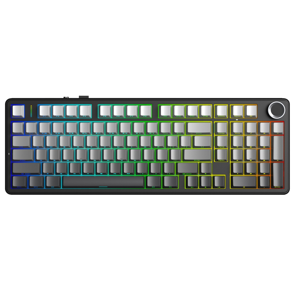 Aula F99 Pro 3 Modlu RGB Hot Swap Mekanik Nimbus V3 Switch Gri Kablosuz Gaming Klavye