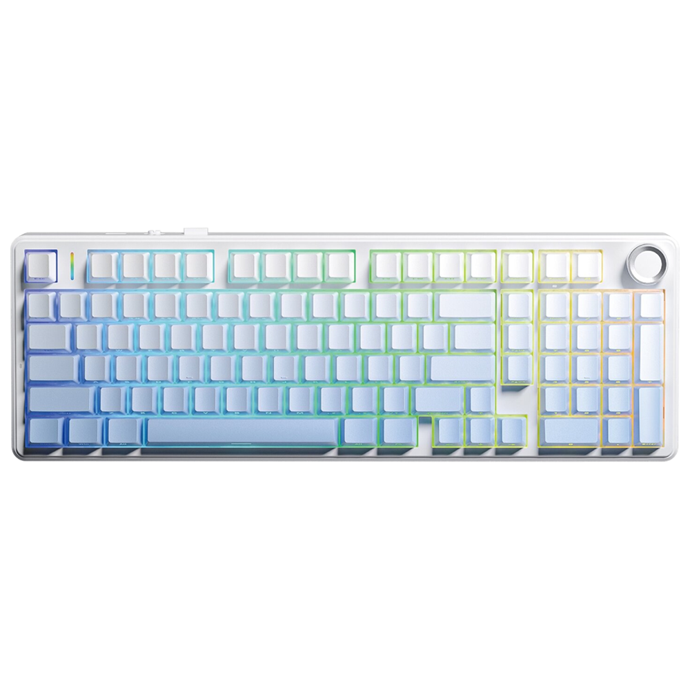 Aula F99 Pro 3 Modlu Nimbus V3 Switch RGB Hot Swap Gradyan Mavi Mekanik Kablosuz Gaming Klavye
