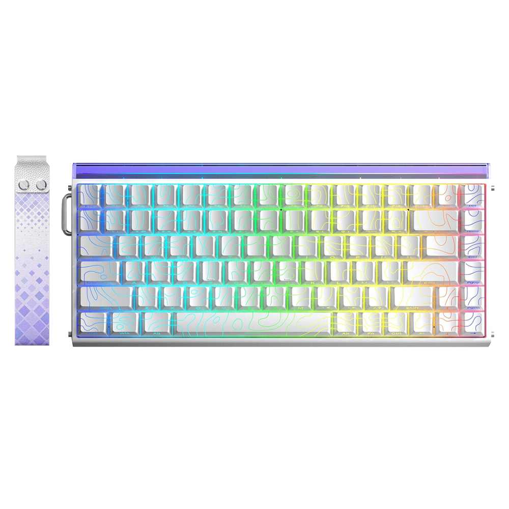 Aula Hero 84 HE Black King Switch Hot Swap TKL RGB Neon Beyaz Kablolu Gaming Klavye