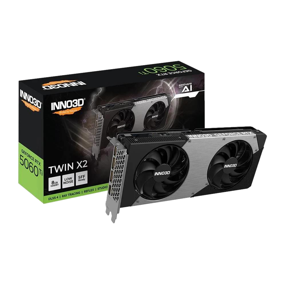 INNO3D GeForce RTX 5060 Ti 8GB TWIN X2 8GB GDDR7 128Bit DLSS 4 Ekran Kartı