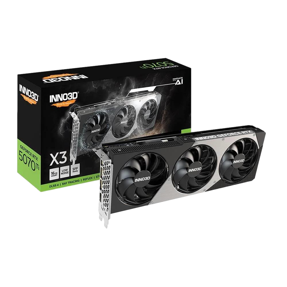 INNO3D GeForce RTX 5070 Ti X3 16GB GDDR7 256Bit DLSS 4 Ekran Kartı görsel 1