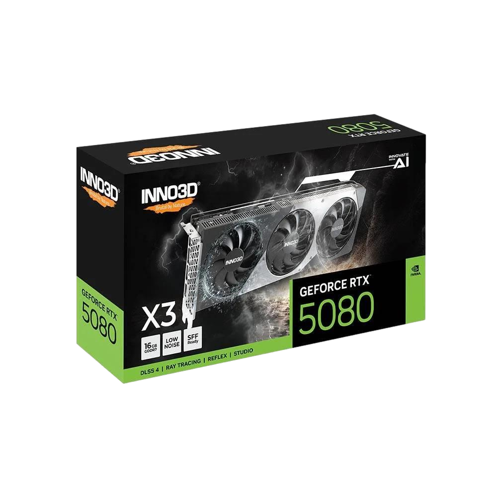 INNO3D GeForce RTX 5080 X3 16GB GDDR7 256bit DLSS 4 Ekran Kartı