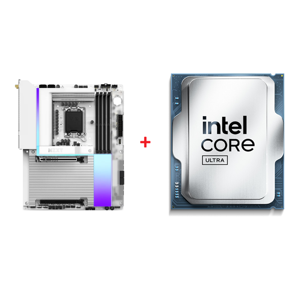 NZXT N9 Z890 8000MHz(OC) DDR5-INTEL Core Ultra 7 265K 3.9GHz 30MB Önbellek 20 Çekirdek 1851
