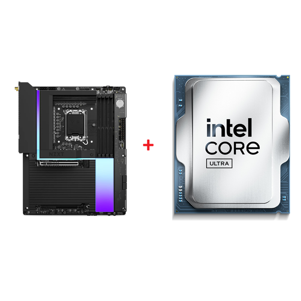NZXT N9 Z890 8000MHz(OC) DDR5-INTEL Core Ultra 9 285K 3.7GHz 36MB Önbellek 24 Çekirdek 1851