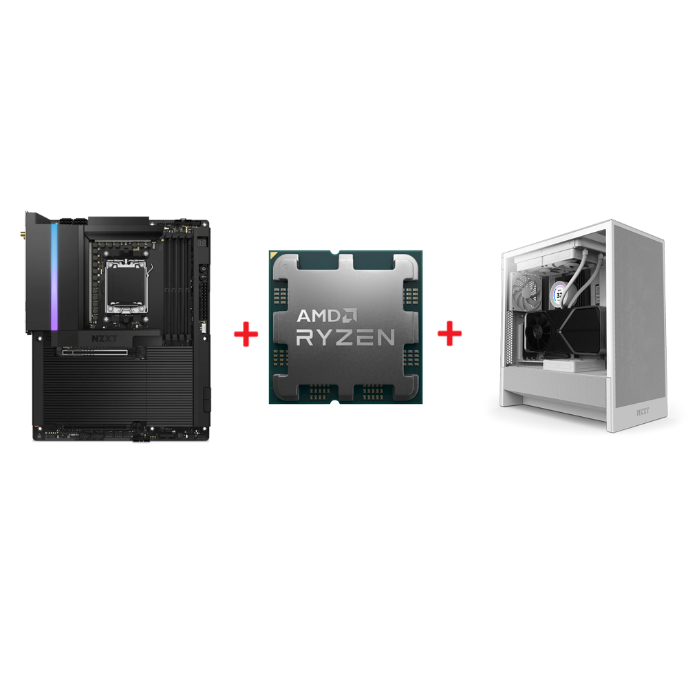 NZXT N9 X870E Anakart + AMD Ryzen 7 9800X3D İşlemci Bundle Paket + NZXT H5 Flow Edition 750W