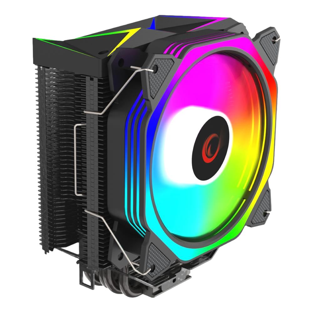 Rampage OCTAGON C50 Siyah 120mm ARGB Kule Tipi İşlemci Soğutucu