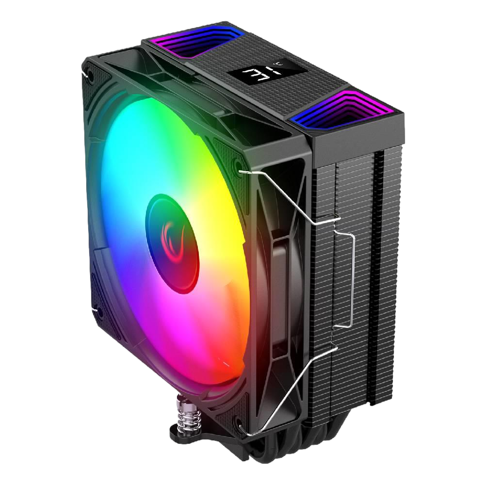 Rampage OCTAGON C70 Siyah 12cm ARGB Sıcaklık Göstergeli Hava Soğutucu