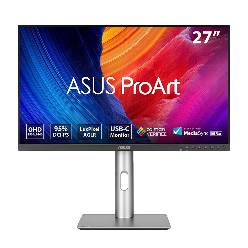 ASUS ProArt Display PA278CFRV 27" 100Hz 5ms HDMI DP USB-C USB 3.2 AdaptiveSync Pivot QHD IPS Monitör