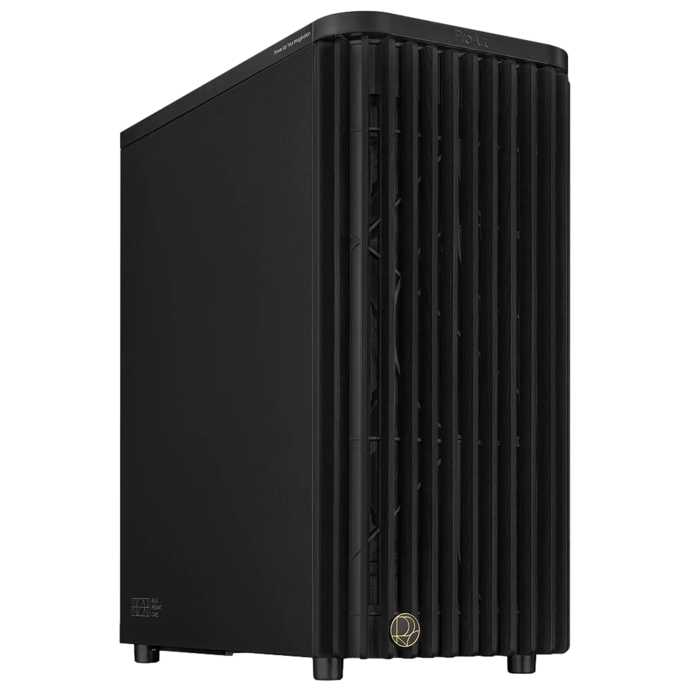 ASUS ProArt PA401 Wood Edition USB 3.2 USB C Metal Panel ATX Mid Tower Kasa görsel 1