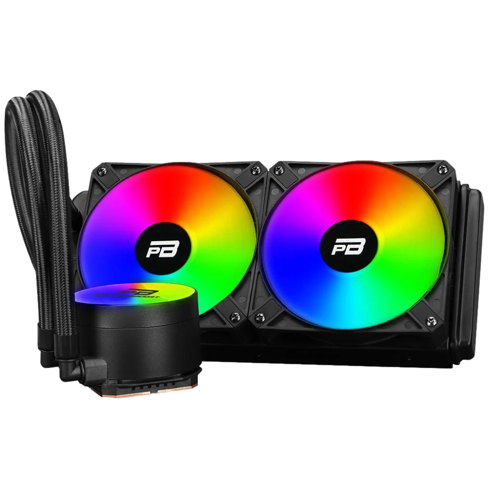 Power Boost Noble 240 Rainbow Fanlı İşlemci Sıvı Soğutucu görsel 1