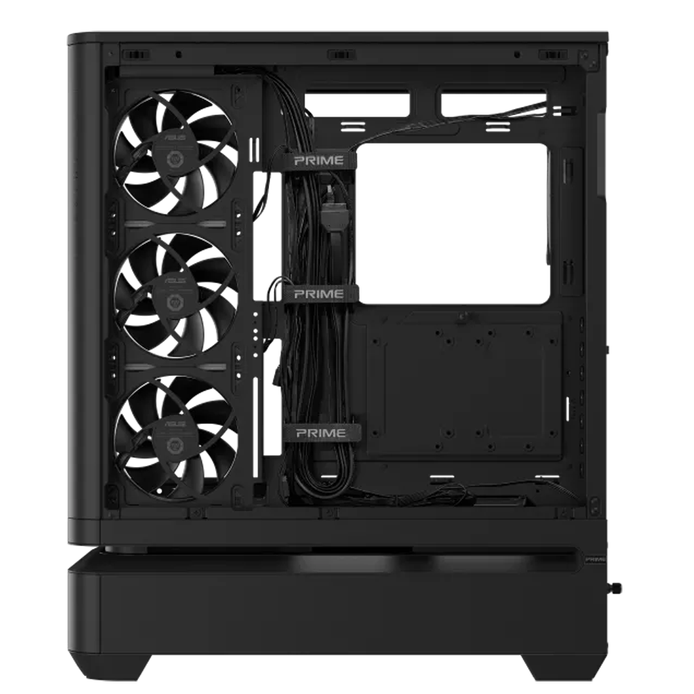 ASUS PRIME AP304 TG ARGB BLACK Tempered Glass USB-C Siyah ATX Kasa