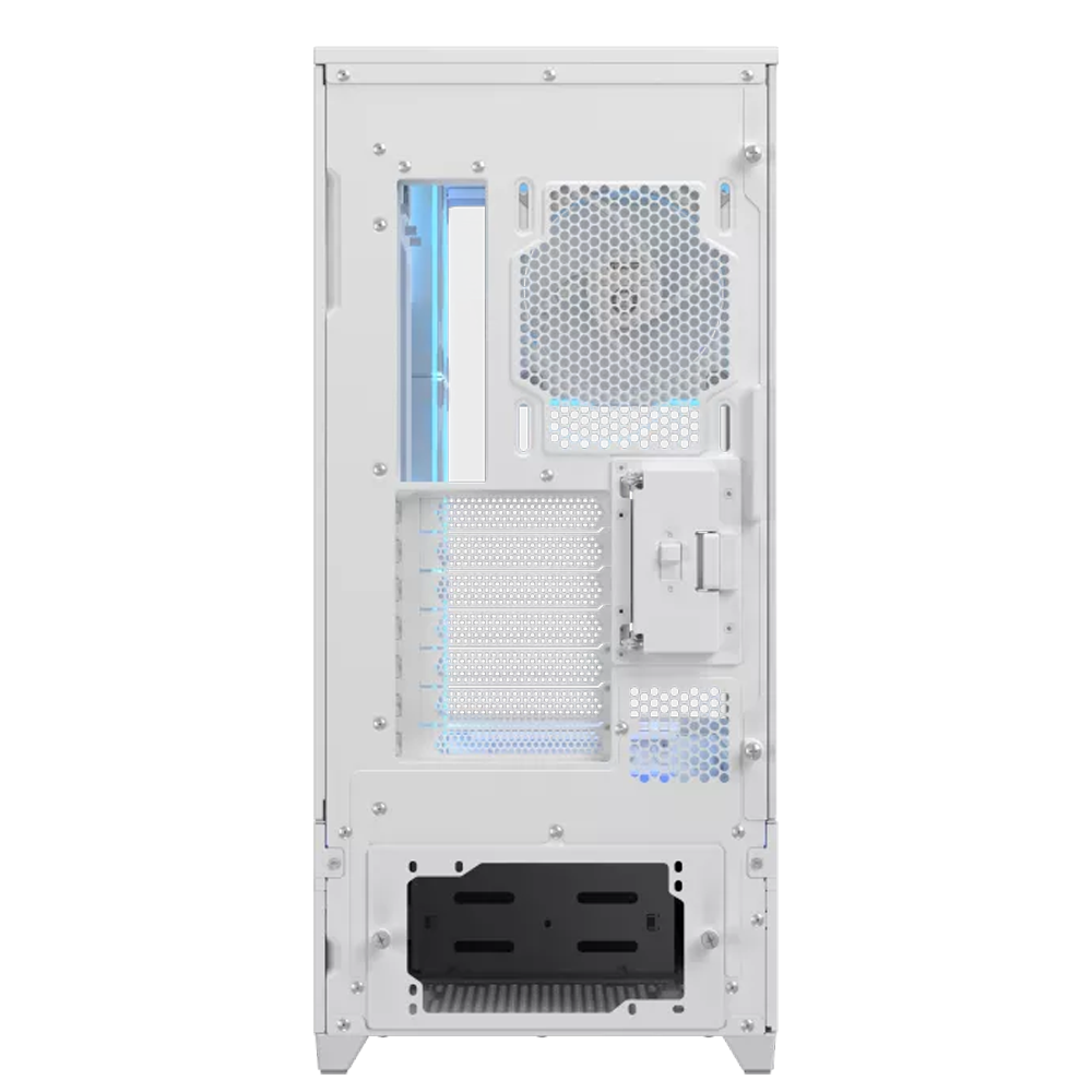 ASUS PRIME AP304 TG ARGB WHITE Tempered Glass USB-C Beyaz ATX Kasa