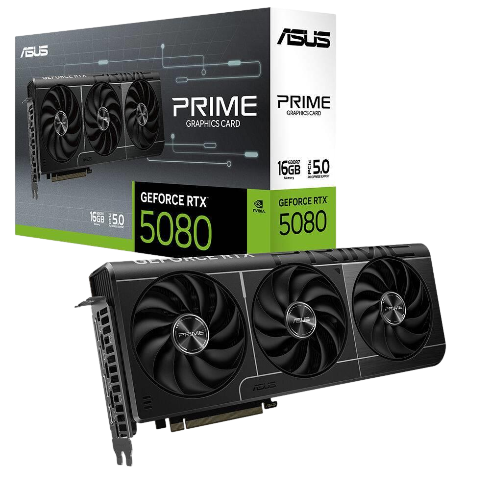 ASUS PRIME GeForce RTX 5080 16GB GDDR7 DLSS 4 256 Bit Ekran Kartı
