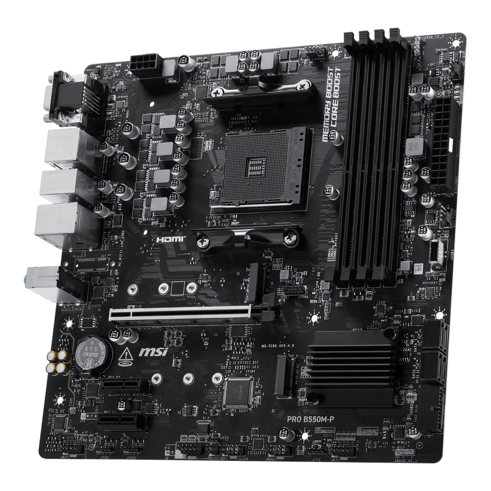 MSI PRO B550M-P 4400MHz(OC) DDR4 Soket AM4 M.2 HDMI DP mATX Anakart