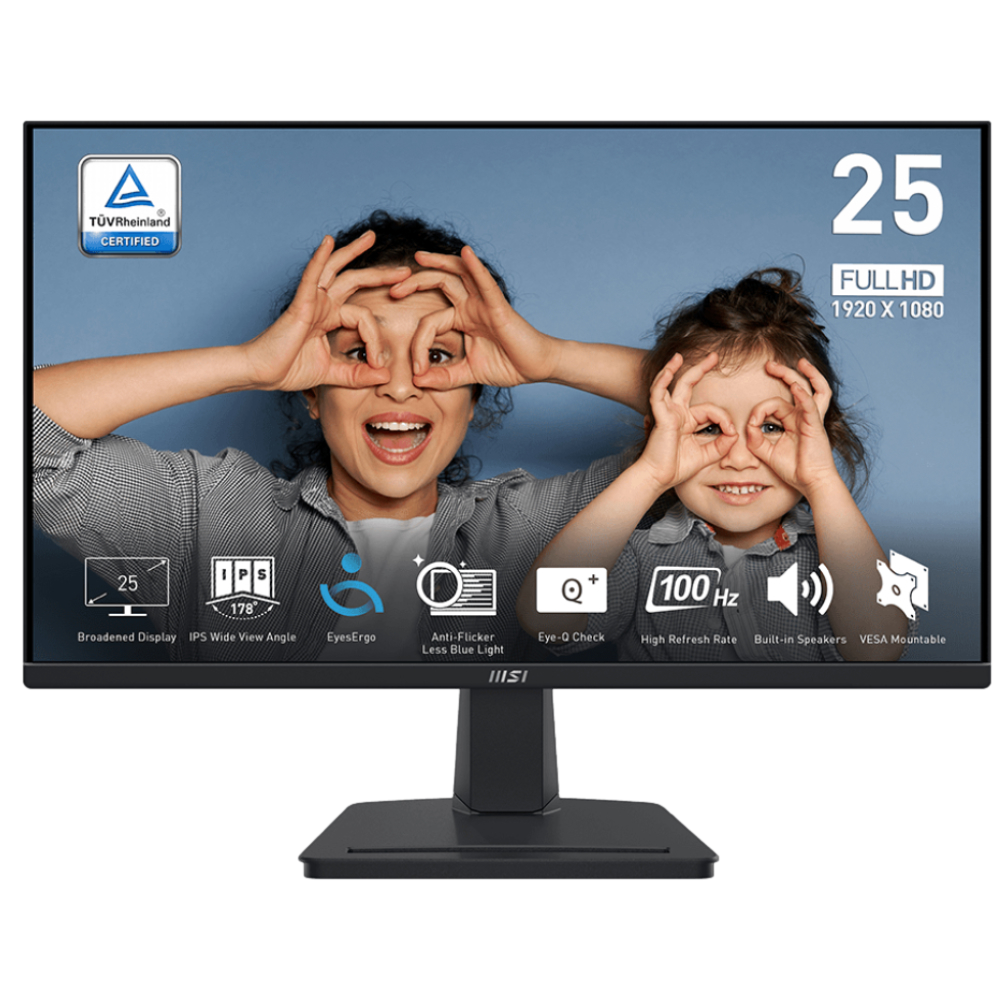 MSI PRO MP251 25" 100Hz 1ms HDMI D-Sub AdaptiveSync FHD IPS Monitör