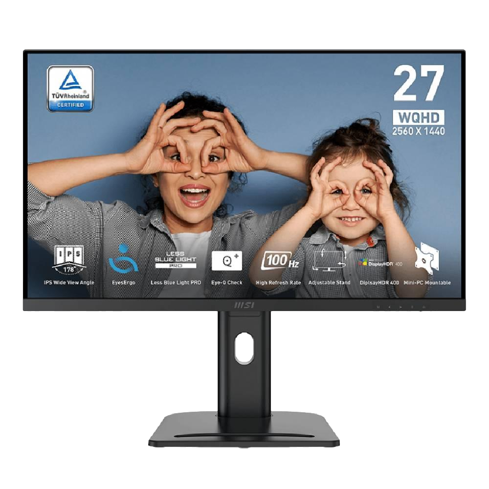 MSI PRO MP273QP E2 27" 100Hz 1ms HDMI DP AdaptiveSync Pivot WQHD IPS Monitör