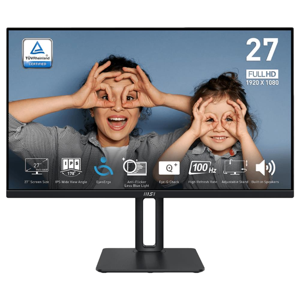 MSI PRO MP275P 27" 100Hz 1ms HDMI VGA Adaptive Sync Pivot FHD IPS Monitör