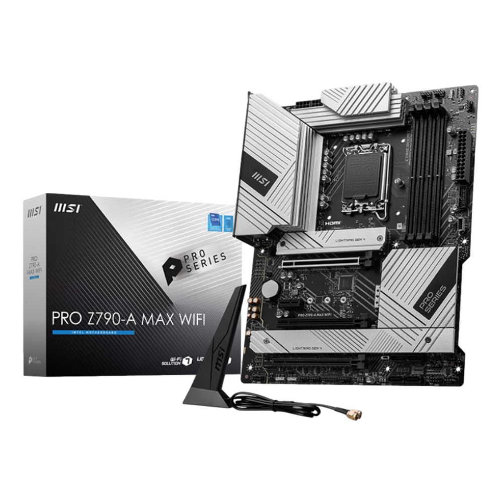MSI PRO Z790-A MAX WIFI 7800Mhz(OC) DDR5 Soket 1700 M.2 HDMI ATX Anakart