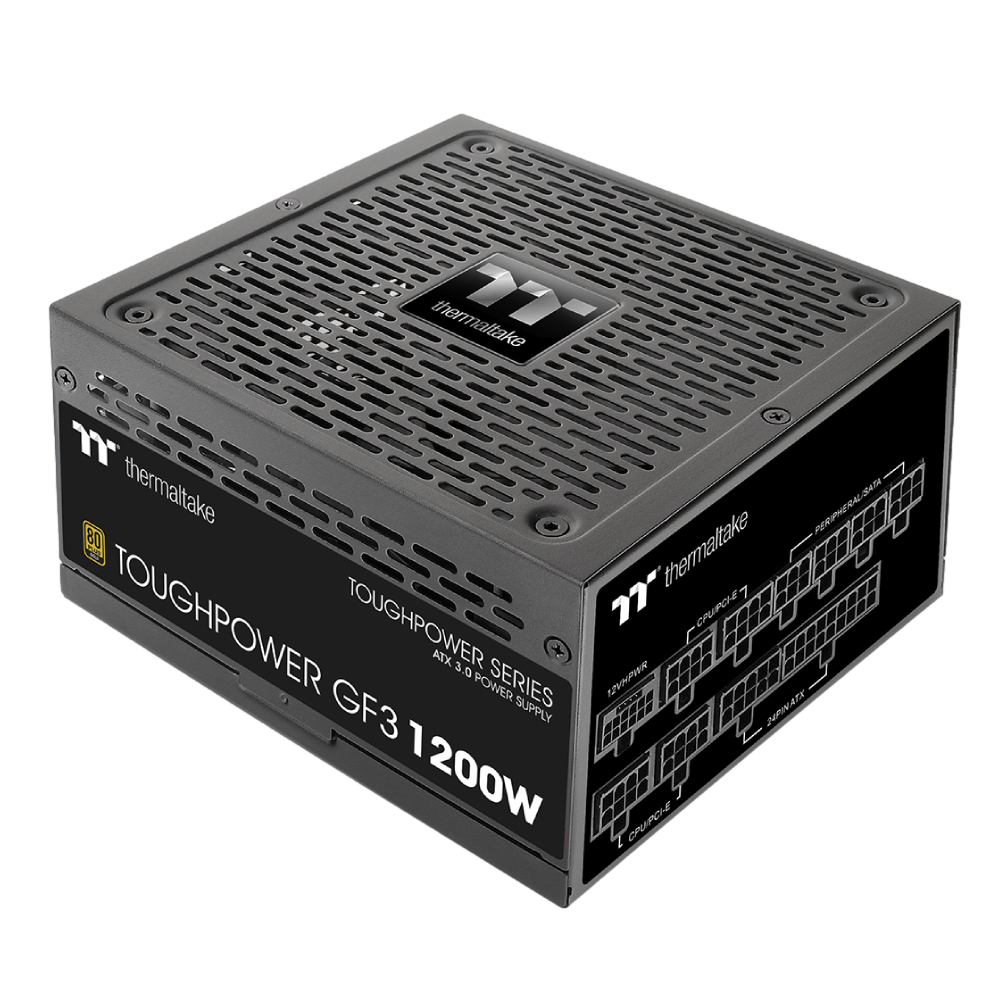 Thermaltake Toughpower GF 3 1200W 80+ GOLD PCIe Gen 5.0 ATX 3.0 Full Modüler 140mm Fanlı PSU görsel 1