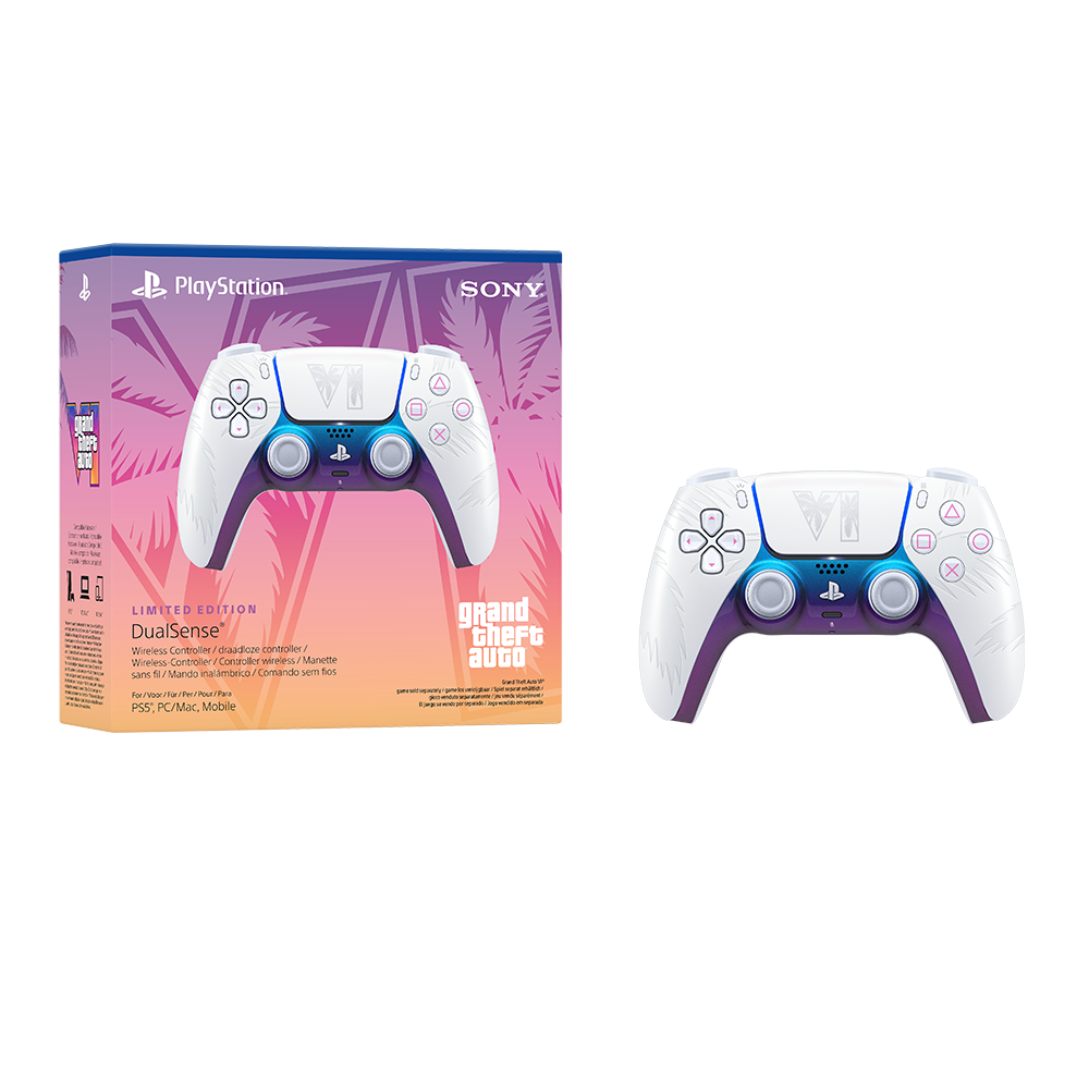 Sony DualSense Grand Theft Auto VI Limited Edition Beyaz Kablosuz PS5 Gamepad Resmi Distribütör Garantili