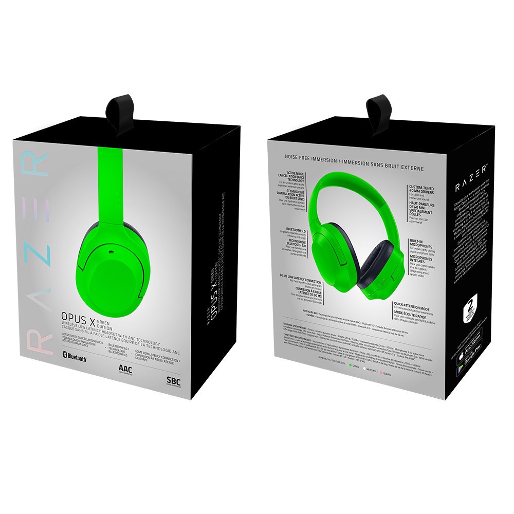 Razer Opus X Yeşil Kablosuz Gaming Kulaklık