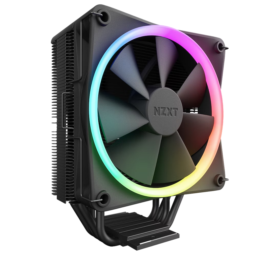 NZXT T120 RGB 120mm Siyah Kule Tipi İşlemci Soğutucu görsel 1