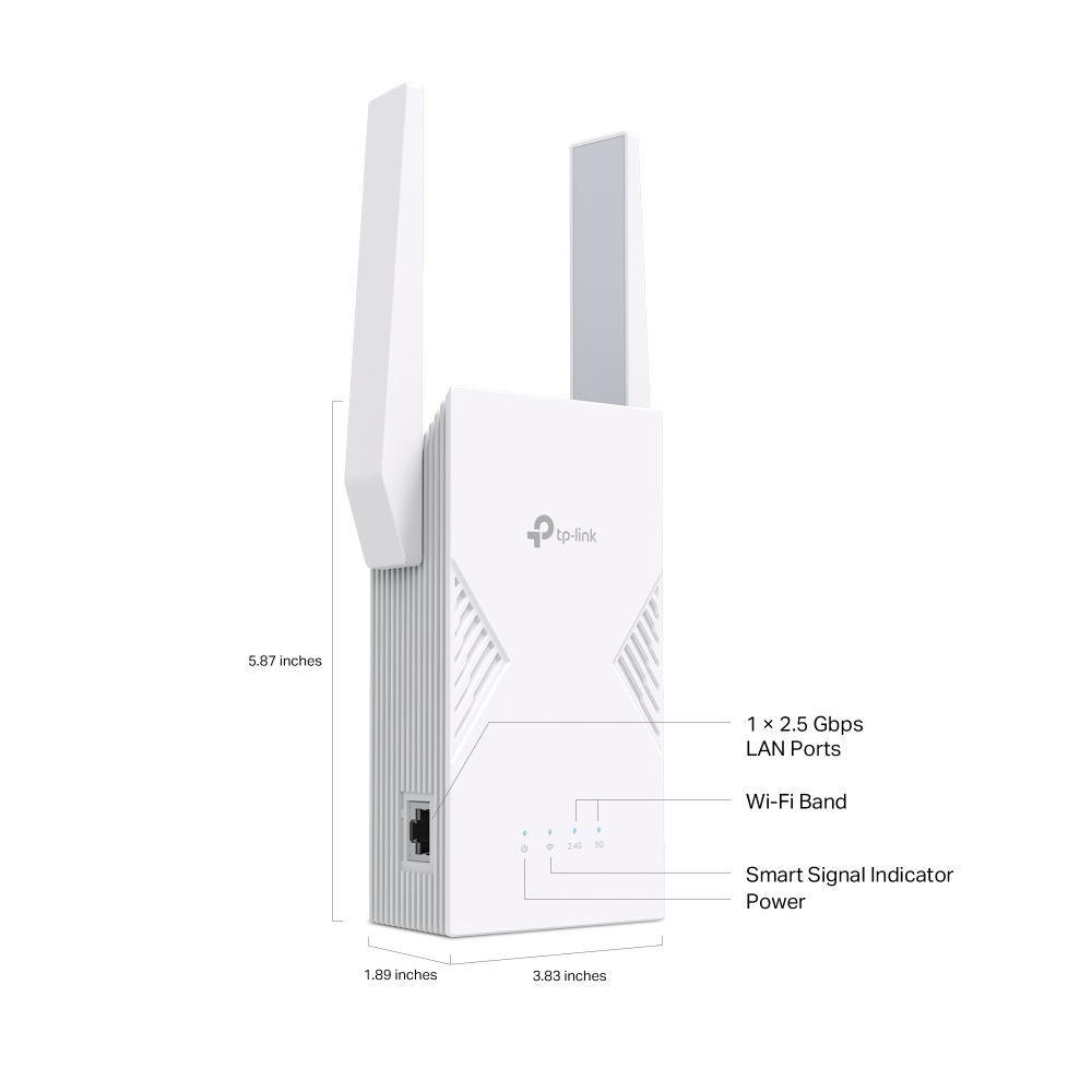 TP-LINK RE235BE BE3600 Mesh WIFI7 Menzil Genişletici