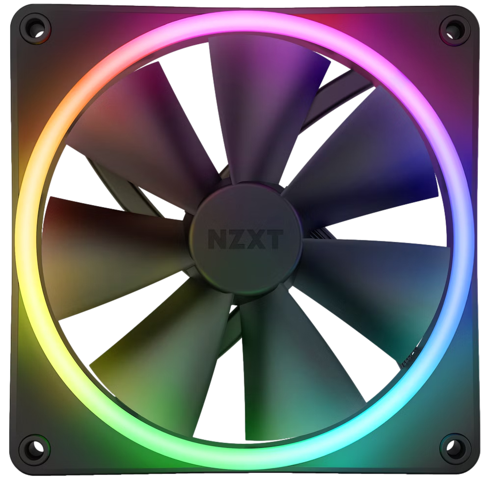 NZXT F140 RGB Dual Sided RGB 140mm Siyah Kasa Fanı