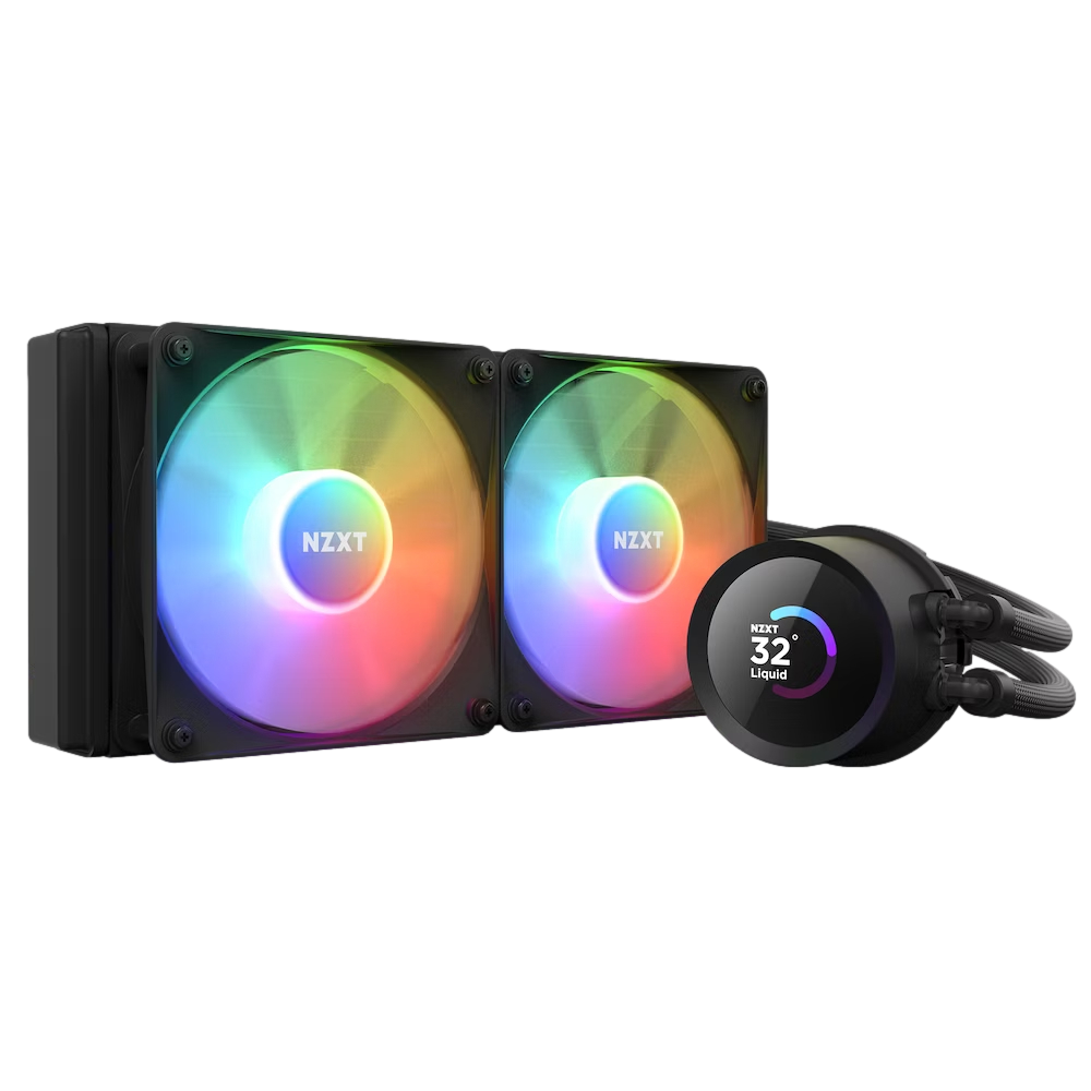 NZXT Kraken 240 RGB 240mm Siyah İşlemci Sıvı Soğutucu görsel 1